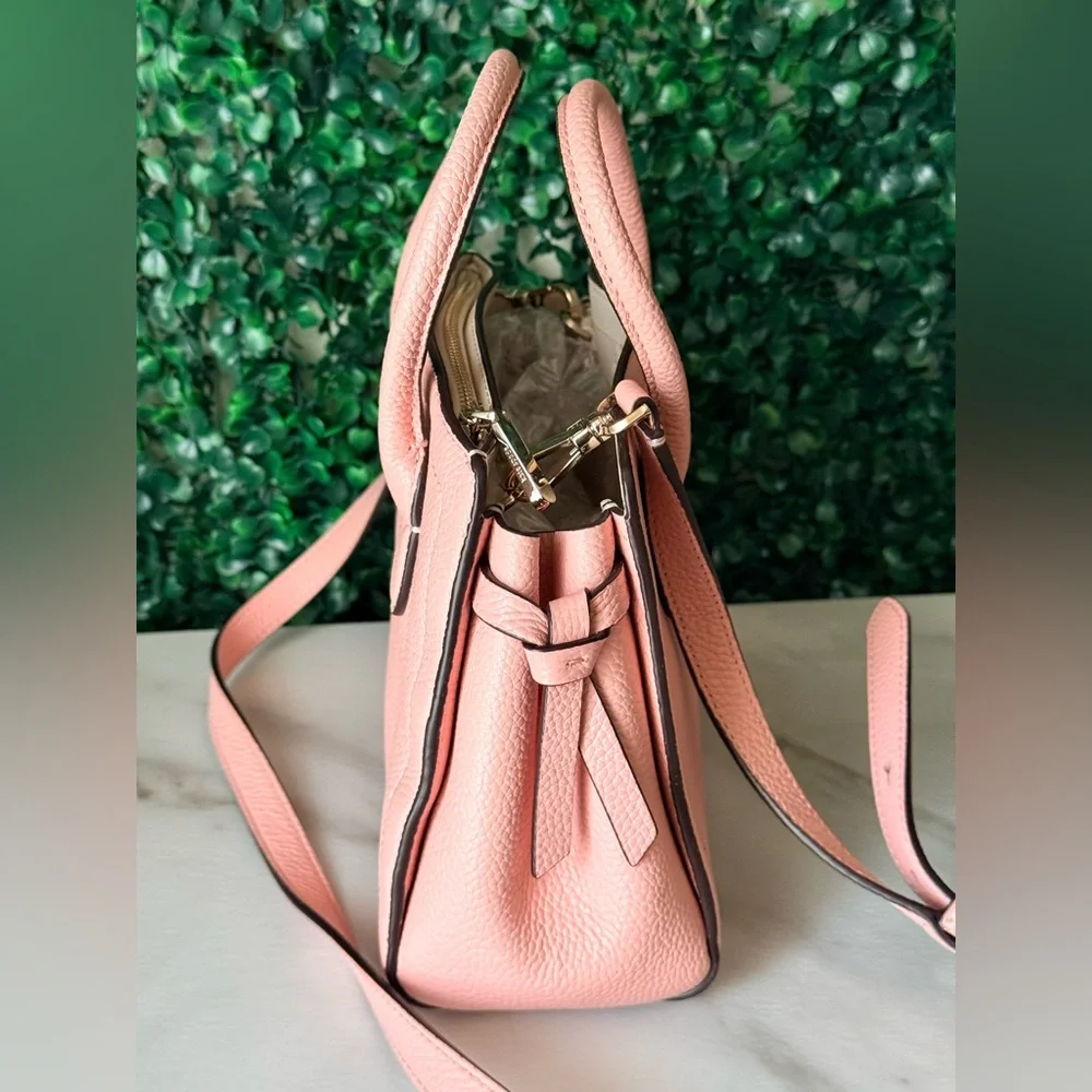 Kate Spade Pink Leather Handbag Top Handle Crossbody